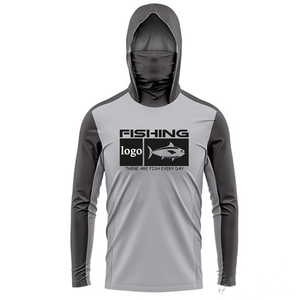 Sudadera <span class=keywords><strong>con</strong></span> Capucha <span class=keywords><strong>para</strong></span> Pesca <span class=keywords><strong>de</strong></span> <span class=keywords><strong>Hombre</strong></span> Sublimada Personalizada UPF 50+ Protección Solar UV, <span class=keywords><strong>con</strong></span> Mascarilla Integrada, Ropa <span class=keywords><strong>de</strong></span> <span class=keywords><strong>Manga</strong></span> <span class=keywords><strong>Larga</strong></span> <span class=keywords><strong>de</strong></span> Poliéster - Product Image 2