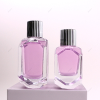50ml 100ml fantaisie forme bouteilles de parfum parfum décanter bouteille de luxe moderne parfum bouteille en verre pour cadeau