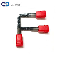 Fabricant Hrc55 Tungstène Carbure Monobloc Fraises Outils CNC 4 Flûtes carré End Mill Cutter