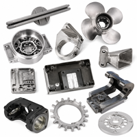 Composants de fonderie de précision en alliage d'aluminium A380 ADC12 et zinc, moulés par gravité, par procédé de cire perdue, de haute qualité, personnalisés OEM