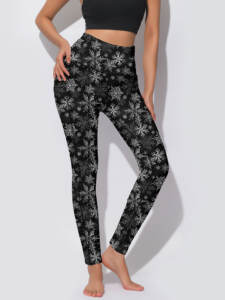 Nuovi Stili di <span class=keywords><strong>Leggings</strong></span> a Vita Alta con Controllo Pancia, Pantaloni da Yoga Senza Cuciture con Tasche, Abbigliamento Femminile Plus Size Personalizzato - Product Image 5