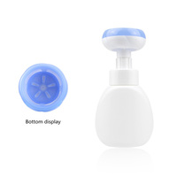 Bouteille avec pompe à Mousse ronde, Solution de savon en plastique, distribution de savon, en forme de fleur, pour bébé, ml