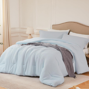 Juego de Edredón de 3 Piezas, Suave, Ligero y Transpirable, para Todas las Temporadas, Edredón de 82''x86'' y <span class=keywords><strong>2</strong></span> Fundas de Almohada - Product Image 1