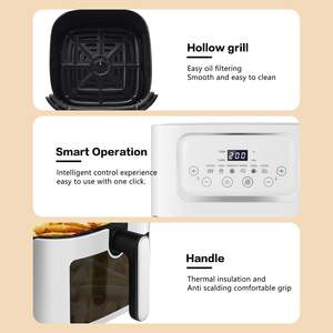 10L Cross-Border Visible Air Fryer Modern Square Design Home Smart Electric Multifunctional French Fries Machine Large Capacity - Product Image 4