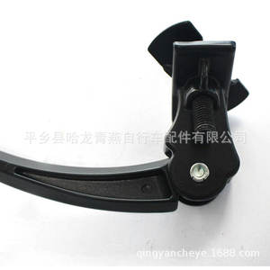 Support central de vélo Halon en alliage d'aluminium noir HL555 pour accessoire de stationnement de VTT - Product Image 3