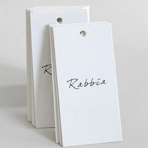 Etiquetas Colgantes de PVC Ecológicas de Lujo Impresas Personalizadas, Etiquetas de Papel Reciclables para Ropa, Bolsas y Zapatos - Product Image 2