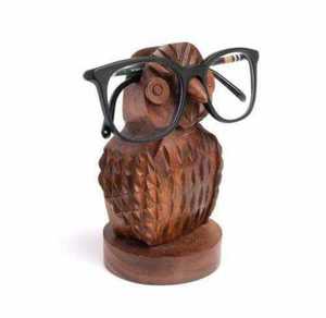 Support de lunettes en bois en forme de hibou, fait main, organisateur de bureau pour l'affichage et le rangement des lunettes de soleil, disponible à la vente – Offre spéciale - Product Image 3