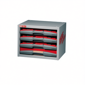 5000 E2 Tool Case With 4 Drawers Red And Gray <b>Storage</b> For <b>Workshop</b> Use - Product Image 2