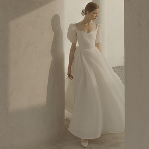 NUEVA alta calidad Venta caliente Nueva novia <span class=keywords><strong>para</strong></span> salir, la gasa es simple Gran temperamento <span class=keywords><strong>Vestidos</strong></span> de noche de fiesta formales - Product Image 3