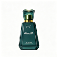 Flacon de parfum courbé 30 ml, flacon de parfum vide, flacon de Cologne Dubaï 50 ml, flacons de parfum avec logo personnalisé et emballage en boîte