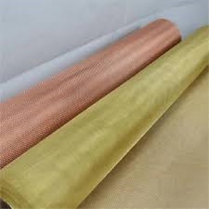 Yüksek hassasiyetli dokuma bakır ızgara tel örgü rulosu koruyucu kumaş dokuma tel örgü - Product Image 6