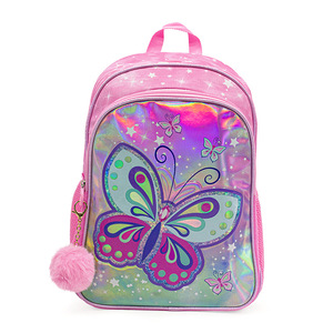 Zaino a Farfalla Personalizzabile per Ragazze, Borsa Scolastica in Oxford Leggera per Bambini con Tracolla Regolabile - Product Image 2
