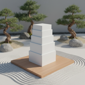 ชุดกล่องอะคริลิคสี<span class=keywords><strong>ครีม</strong></span>ขาวทรงสี่เหลี่ยมผืนผ้า 5 ชิ้น สำหรับติดผนัง ใช้เก็บลูกกอล์ฟและของสะสม - Product Image 4