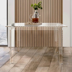 Latest Modern Design Luxury Acrylic Dining <b>Table</b> <b>Adjustable</b> Feature Customizable Thickness Professional Service for Furniture - Product Image 4