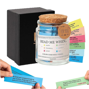 Vaso dei Versetti del Corano con Messaggi <span class=keywords><strong>di</strong></span> Allah, Vaso della Speranza, Vaso della Bibbia, in una Confezione Regalo con Messaggio 'Legimi' per Emozioni e Sentimenti - Product Image 2
