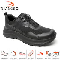 Chaussures de sport pour hommes, personnalisées en usine, basses, respirantes, en maille thermocollée, avec système de réglage rotatif, légères et antidérapantes