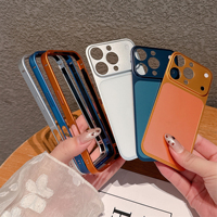 Étuis de téléphone de luxe avec cadre métallique mat et plaque arrière détachable pour iPhone 16 Pro, transformables en 17 18 Pro