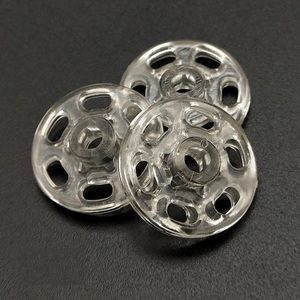 Trong Suốt Vô Hình Nút Cho Phụ Nữ Áo 10Mm Thân Thiện Với Môi Có Thể Tái Chế Pet Nhựa Nhỏ Tùy Chỉnh <span class=keywords><strong>Snap</strong></span> Nút Sản Xuất - Product Image 5