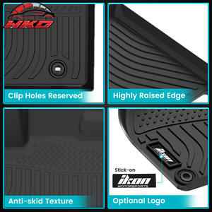 Tapis de sol compatibles avec Subaru Solterra 2023-2025 / Pour Toyota bZ4X, tapis moulés 3D en TPE toutes saisons, imperméables - Product Image 3