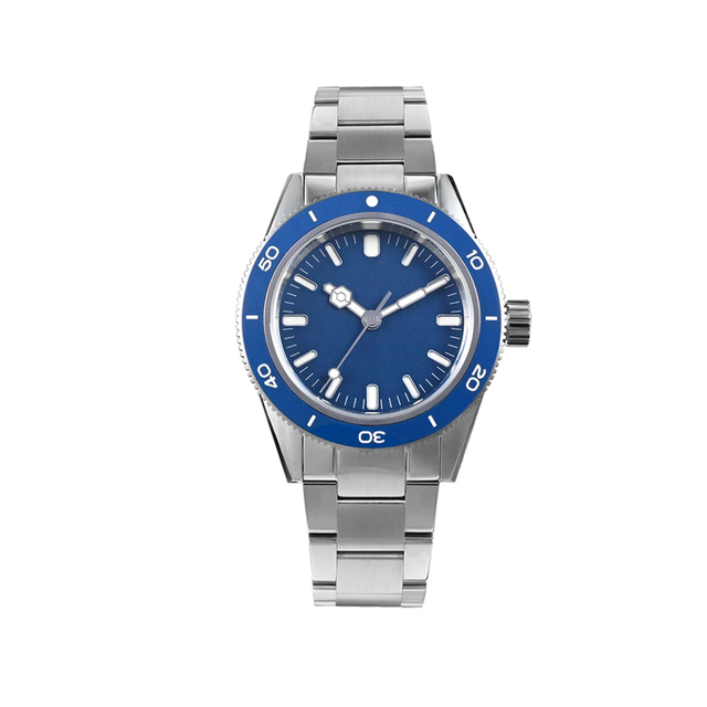 Men's Luxury Sapphire YN55 Automatic Mechanical Wristwatch 39.5mm Diving Sandwich Stainless Steel 20Bar BGW9 Full Pointer