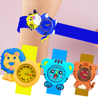 Tiere Hai Einhorn Uhr Kinderspiel zeug Kinder Quarzuhren Silikon Slap Belt Kinder uhr Babyuhr
