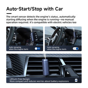 Diffuseur <span class=keywords><strong>d</strong></span>'arômes de voiture ultrasonique de luxe SCENTA 2026 en gros, type clip de ventilation, rechargeable par type-<span class=keywords><strong>C</strong></span>, diffuseur <span class=keywords><strong>d</strong></span>'huiles parfumées - Product Image 3