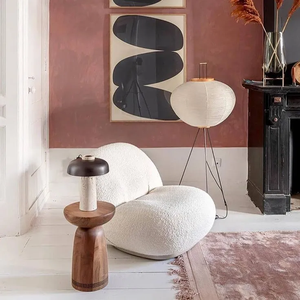 Fauteuil pivotant moderne en fer bronzé de style nordique pour salon, salle à manger, chaise de loisirs pour appartement et hôtel - Product Image 4