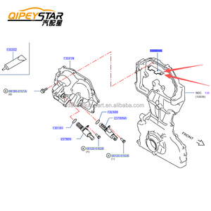 Cadena Guía de Alta Calidad, Lado de Tensión OE 13085-6N210 para Nissan NV350 E26/Teana J31/URVAN E25/X-Trail T30/Atlas/Avenir/<span class=keywords><strong>Basara</strong></span> - Product Image 3