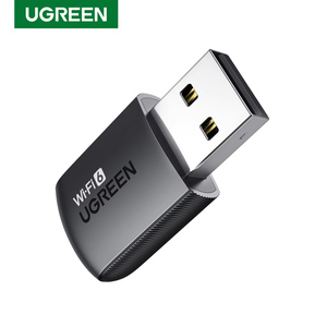 อะแดปเตอร์ไวไฟ UGREEN Mini สำหรับคอมพิวเตอร์ตั้งโต๊ะ รุ่น AX900 อะแดปเตอร์ USB <span class=keywords><strong>WiFi</strong></span> 6 รองรับ 5GHz/2.4GHz ดองเกิลไวไฟแบบดูอัลแบนด์ พร้อมไดรเวอร์ในตัวสำหรับ <span class=keywords><strong>Windows</strong></span> <span class=keywords><strong>10</strong></span>/11 - Product Image 1
