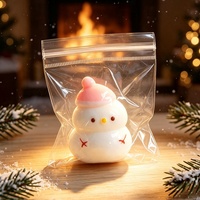 Meilleures ventes : Jouet à presser de Noël Sobeno en TPR, 5 cm, anti-stress, à rebond lent, sensoriel, pour les plus de 14 ans, idéal comme cadeau