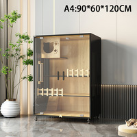 Vente en gros Villa pour chat d'intérieur de luxe super grande à 3 niveaux avec espace pour bac à litière intelligent