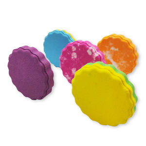 Bombas de baño hidrolizadas, bombas de espuma orgánicas para aromaterapia, espuma vegana para baño, bombas de baño coloridas con sal de Epsom. - Product Image 5