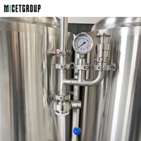 Mini-brasserie 1BBL Système complet avec cuve de mouture, châssis mobile et cuves isobariques coniques intégrées – Meilleur prix à vendre