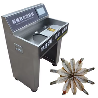 Nouvelle machine commerciale automatique pour peler et découper les crevettes, fonction d'ouverture du dos et de désvelettage, marque Meijin, 45-60 kg/h
