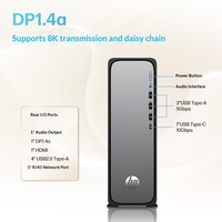 Direct From Manufacturer: HPs Star Desk Slim High-Performance Desktop PC 14th Gen I3-14100, 8GB DDR5, 512GB SSD