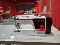 Machine à coudre industrielle à point droit JUKKY 9809 à commande numérique, plateforme plate, complète avec fonction de coupe de fil automatique