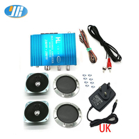 Amplificateur stéréo Hi-Fi 4 pouces haut-parleur EU/ UK /US adaptateur secteur Kit Audio bricolage pour Raspberry Pi Arcade Multi jeu flipper