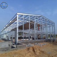 Almacén de Estructura de Acero Prefabricado con Certificación ISO CE / Taller de Estructura de Acero Ligero / Edificio Industrial de Acero