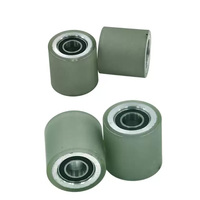 Roue en PU à double roulement avec noyau en aluminium MR95ZZ 695ZZ 624ZZ 85A, rouleau en polyuréthane, diamètre extérieur 15-22 mm, largeur 10-50 mm, solide et compacte