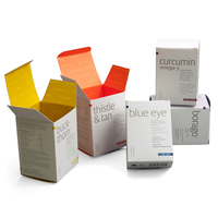 Papier vide personnalisé de marque privée pour vernis à ongles gel boîte d'emballage d'huile emballage pour vernis à ongles