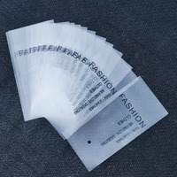 Etiquette d'entretien personnalisée en PVC souple mat Ruban TPU étanche Impression par transfert de chaleur pour maillot de bain Etiquette TPU haute qualité