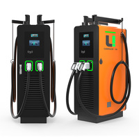 Estación de Carga para Vehículos Eléctricos Comerciales de 60kw 80kw 120kw 160kw 240kw, Cargador Rápido de CC Montado en el Suelo con CCS1/CCS2/CHADeMo/GBT