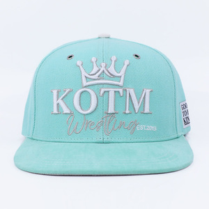 Logo brodé 3D personnalisé de couleur <span class=keywords><strong>verte</strong></span> Chapeau à bord plat en daim Street Style Hip-Pop 6 Panel <span class=keywords><strong>Snapback</strong></span> - Product Image 2