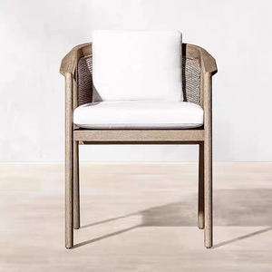 Sedia da <span class=keywords><strong>Giardino</strong></span> in Teak Intrecciato, <span class=keywords><strong>Tavolo</strong></span> e <span class=keywords><strong>Sedie</strong></span> per Esterni, Mobili da Patio in Legno Massello, Sedia da Pranzo per Esterni - Product Image 4