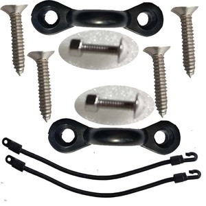Accesorio para Kayak, Gancho de Cuerda de Acero Inoxidable, Duradero, para Pesca en Lagos y Ríos, Uso Universal - Product Image 1
