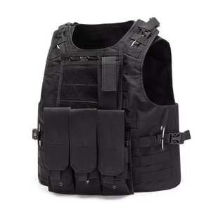 Gilet tactique Molle TV101 CP MC Sports vert, marron, kaki, camouflage, pour la terre et l'eau, camping, avec cordon en acier détachable rapide - Product Image 2