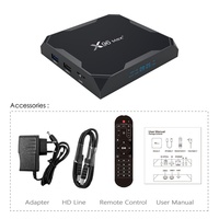 Décodeur IPTV S905 X96 Max Plus, boîte TV intelligente Android 10.0, décodeur