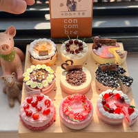 500g Realistiche Decorazioni in Morbida Argilla Polimerica a Forma di Cioccolato al Cocco, Granella di Arachidi, per Torte, Biscotti, Crema e Accessori per Pasticceria