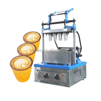 Machine de fabrication de tasses à thé comestibles Offre Spéciale machine de fabrication de gobelets en papier gaufrés avec couvercle machine de fabrication de plateaux porte-gobelets à thé