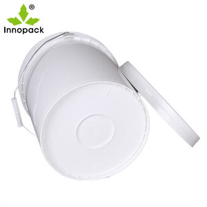Seau rond en plastique de 20 litres seau à peinture directe avec couvercle des fabricants de logo personnalisé - Product Image 4